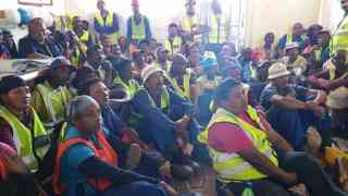 Aids Day Presentation May 2015 Dysselsdorp Construction site
